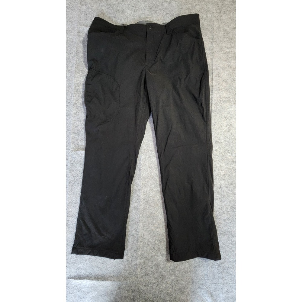 Eddie Bauer Pants Mens 40x32 Black Fleece Lined Water‎ Repellent Insulated Tech